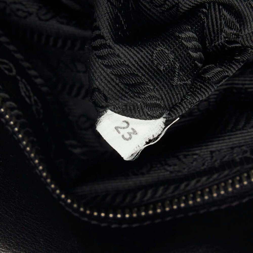 PRADA Black Leather Shoulder Bag - Picture 11 of 11